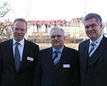 Die Geschäftsführer von ZF Services (v.l.n.r.): Matthias Benz, Alois Ludwig, Christian Haedge.